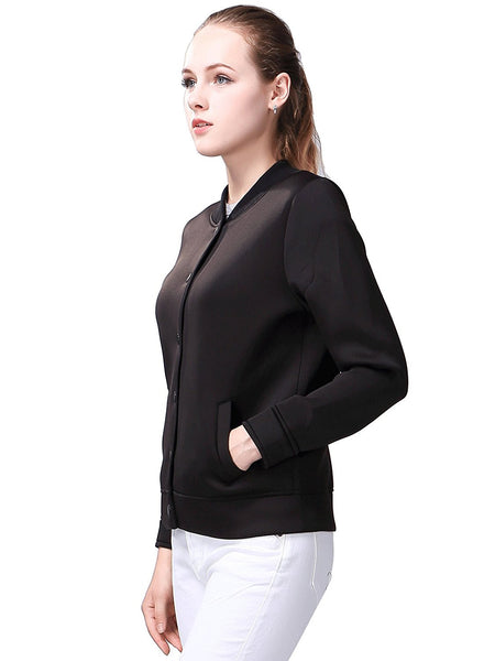 Miya Memory Light weight winter jacket Women, Baseball Jersey jackets for women