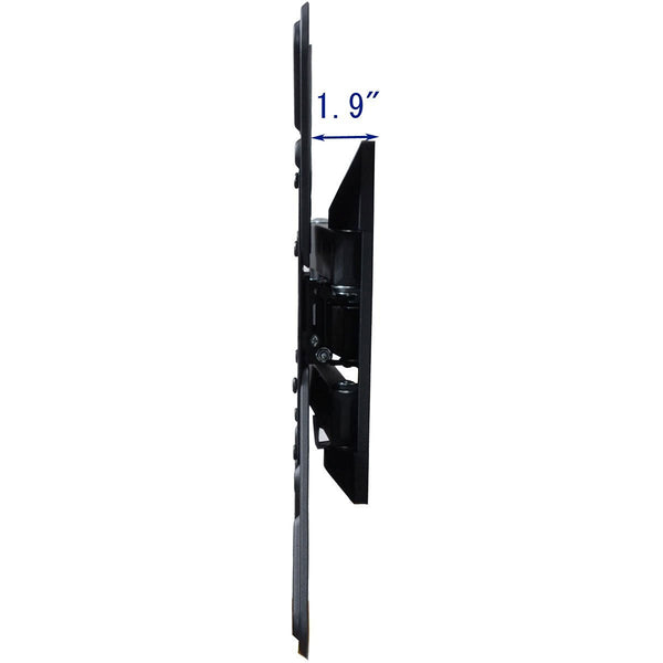 VideoSecu ML531BE TV Wall Mount for most 22"-55" LED LCD Plasma Flat Screen Monitor up to 88 lb VESA 400x400 with Full Motion Swivel Articulating 20 in Extension Arm, HDMI Cable & Bubble Level WP5