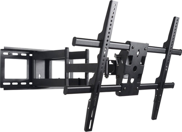 VideoSecu ML531BE TV Wall Mount for most 22"-55" LED LCD Plasma Flat Screen Monitor up to 88 lb VESA 400x400 with Full Motion Swivel Articulating 20 in Extension Arm, HDMI Cable & Bubble Level WP5