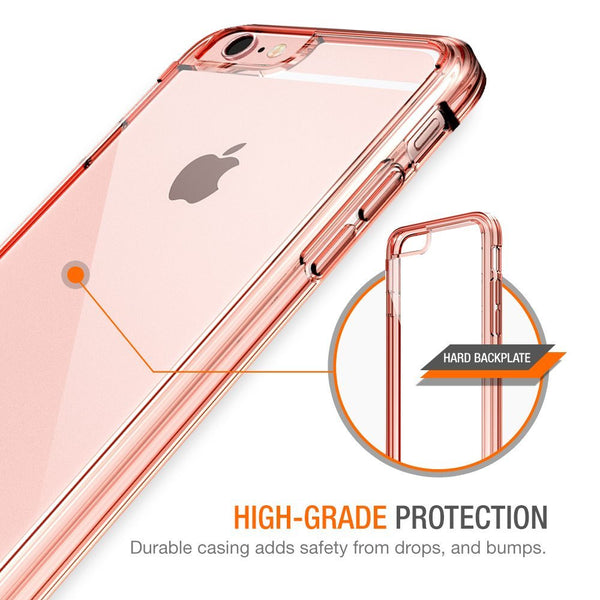 iPhone 7 Case, Trainium [Clarium Series] Premium Shock Absorption TPU Bumper Cushion + Scratch Resistant Clear Protective Cases Hard Cover for Apple iPhone 7 2016 - Clear (TM000019)