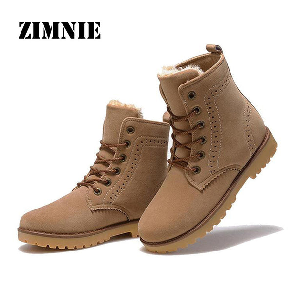 ZIMNIE High Quality Women Boots Winter Casual Branded