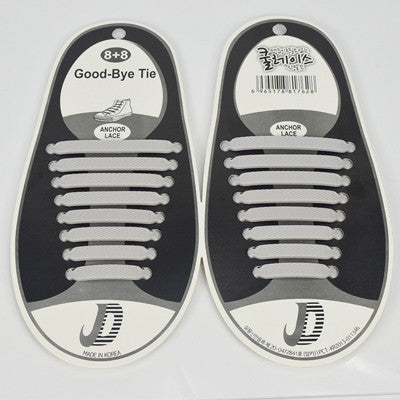 16Pc/Set  Hot Women Lady Men No Tie Silicone Shoelaces Elastic Shoe Laces All Fit Strap Sneaker Waterproof Lazy Laces