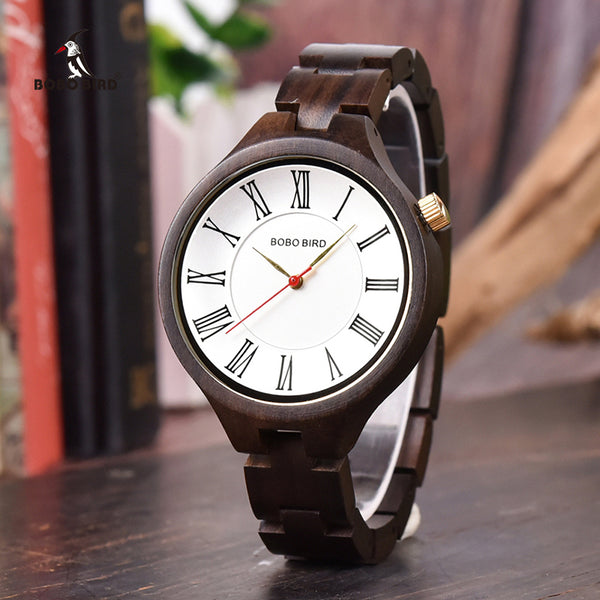 Luxury Ladies Wood Watches Special Design Handmade