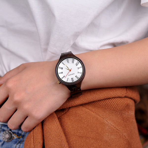 Luxury Ladies Wood Watches Special Design Handmade