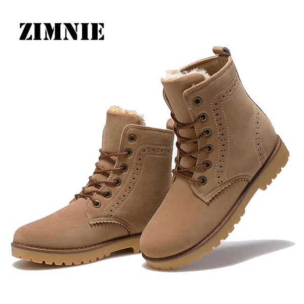 ZIMNIE High Quality Women Boots Winter Casual Branded